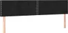 The Living Store Kopfteile 2 Stk. Schwarz 80x5x78/88 cm Produktbild-Vorschau 2