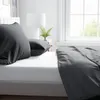 Mikrofaser Seersucker Bettwäsche Set 200x200 cm und Kissen Produktbild-Vorschau 3