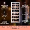 Klarstein vinotéka, slim, skleněné dveře, 2 zóny, LED, 5-18 Náhled obrázku produktu 2