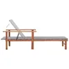 A side view of a chaise lounge on a white background. Náhľad obrázku produktu