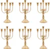 6x Chandelier de table or Voir les images du produit 1