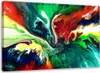 Leinwandbild flüssige abstraktion 90x60 cm Feeby farbe Produktbild-Vorschau 1
