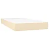 The Living Store Boxspringbett mit Matratze Creme 100x200 Produktbild-Vorschau 5