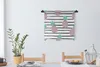 MuchoWow® Wandteppich Wandbehang Sommer - Ananas - Streifen Produktbild-Vorschau 2