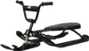 A black snow racer with handlebars and a seat, shown against a white background. Anteprima dell’immagine prodotto