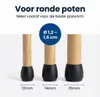 JustValue chrániče nohou židlí – 32 kusů – Ø 12–16 mm – Náhled obrázku produktu 8