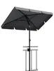 Sonnenschirm Balkon 200 x 125 cm Rechteckig Gartenschrim, Produktbild-Vorschau 8