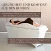 Wellen-Matratze (curved lash bed topper) mit Memory-Schaum Produktbild-Vorschau 7