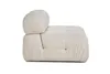 Hanah Home, Bubble O1 - Beige, canapé 1 place, blanc, 95 x Voir les images du produit 4