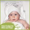 Baby-Handtuch mit Kapuze 100 x 70 cm Bambus und Baumwolle Produktbild-Vorschau 8