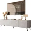 RTV-Schrank COLGANTE BETON 200 cm auf Beinen - schräge Produktbild-Vorschau 6