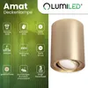 LUMILED Nástěnný spot Nástěnný reflektor otočný o 15° pro Náhled obrázku produktu 2