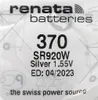SR920W Batterie Silberoxyd Knopfzelle 1,55 V für Produktbild-Vorschau 2