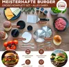 eluno Burger-Set 6tlg. inklusive Burgerpresse, Grillwender, Produktbild-Vorschau 2