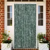 vidaXL Záclona Fly green and white 100x200 cm chenille Náhľad obrázku produktu 2