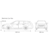 CARTREND Vollgarage Kombi (493x209x152cm) blau Produktbild-Vorschau 2