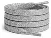 schnuersenkel glitzer flach silber Produktbild-Vorschau