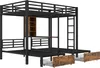 Letto a castello Sweiko, 140 x 200 cm +90 x 200 cm, 3 Anteprima dell’immagine prodotto 10