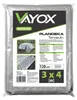 Vayox Abdeckplane 3x4m Silber 120g/m² | Gewebeplane Produktbild-Vorschau 6