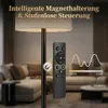 LED Stehleuchte mit Leinenschirm Dimmbar Stehlampe mit Produktbild-Vorschau 3