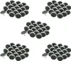 100 schwarze Filzgleiter mit Nagel Ø 20mm für Möbel: Produktbild-Vorschau 1