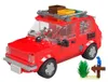 Fiat 126 Maluch Bausteine Auto mit Anhänger 393T Produktbild-Vorschau 1
