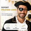 Piratenklappe Augenklappe – schwarz für Pirat Kostüm Kinder Produktbild-Vorschau 7