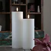 LED Kerze THEA - Echtwachs - 3D Flamme - H: 25cm - D: 7,8cm Produktbild-Vorschau 4