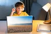 MuchoWow® Laptop Aufkleber Sticker Cover Strand - Licht - Produktbild-Vorschau 3