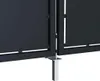 vidaXL Oceľová záhradná brána 350 x 100 cm antracitová Náhľad obrázku produktu 3