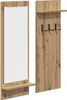 vidaXL Comodino a parete rovere Artisan 70 x 10 x 90 cm Anteprima dell’immagine prodotto 1