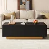 Merax Couchtisch mit 2 Schubladen und geriffelter Front, Produktbild-Vorschau 6