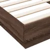 vidaXL Bettgestell ohne Matratze Braun Eiche 100x200 cm Produktbild-Vorschau 6