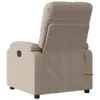 vidaXL Massagesessel Elektrisch Taupe Mikrofasergewebe Produktbild-Vorschau 5
