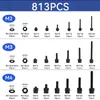 813pcs Innensechskant Zylinderschrauben M2 M3 M4 Produktbild-Vorschau 2