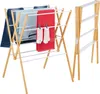 Relaxdays Wäscheständer, klappbar, 12 Stangen, HxBxT: 93 x Produktbild-Vorschau 1