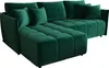 A green sectional sofa is shown against a white background. Náhľad obrázku produktu