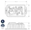 Nordic Ware -Santas Sleigh Loaf Pan Produktbild-Vorschau 4