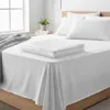Hotel Bettlaken 90x200 cm ohne Gummizug 100% BAUMWOLLE Weiß Produktbild-Vorschau 7