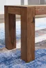 FineBuy Panca da sala da pranzo 120 cm in legno massello Anteprima dell’immagine prodotto 4