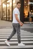 Reslad Used Look Jeans-Herren Slim Fit Jogging-Hose RS-2073 Produktbild-Vorschau 4