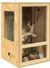 vidaXL Terrarium Braun 50 x 50 x 80 cm OSB Produktbild-Vorschau 3