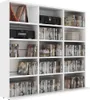 vidaXL CD-Regal Weiß 102x23x89,5 cm Holzwerkstoff Produktbild-Vorschau 5