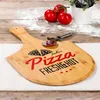 Pizzabrett zum Servieren - für 30cm Pizzen - 53,5x30,5x0,9cm Bambusholz Produktbild-Vorschau