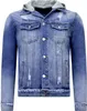 Blaue Jeansjacke Mit Kapuze RJ - L Produktbild-Vorschau 5