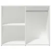 vidaXL Étagère pour coiffeuse Blanc 80x40x65 cm Bois Voir les images du produit 3