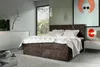 Boxspringbett Schlafzimmerbett 180x220cm LAZARO Nr.7 Braun Produktbild-Vorschau 1