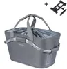 BASIL Fahrradkorb HR-Basket Carry All 2Day MIK 2.0 grey Produktbild-Vorschau 2