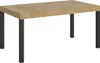 Ausziehbarer Tisch 90x160/420 cm Everyday Gestell Eiche Produktbild-Vorschau 1