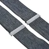 Graue X-Form Hosenträger mit 4 rostfreien Clips, 120 cm Produktbild-Vorschau 3
